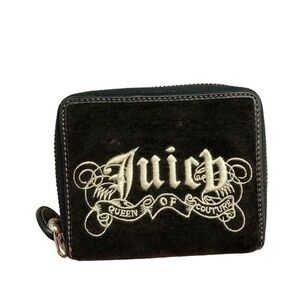 Juicy couture brown zippy small y2k wallet
